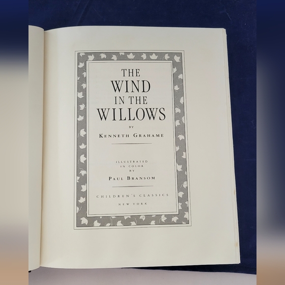 Vintage 1987 HC The Wind in the Willows by Kenneth Grahame Children's Classics - Picture 7 of 10